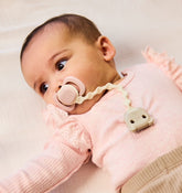 Soother Clip - blush + vanilla
