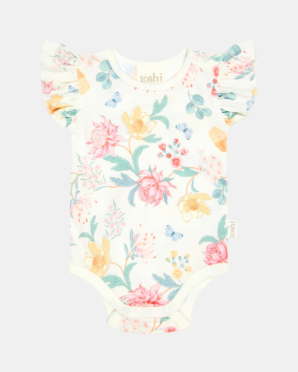 toshi | Onesie S/S Matilda / Waratah Dawn