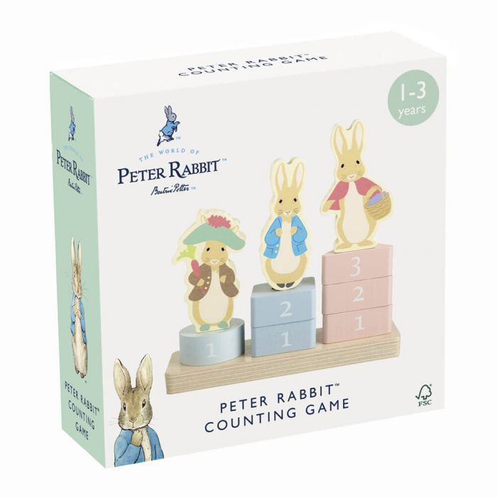PETER RABBIT WOODEN COUNTING GAME