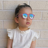 Babiators | Original Keyhole - Fuchsia-Haze with Purple Mirror Lenses