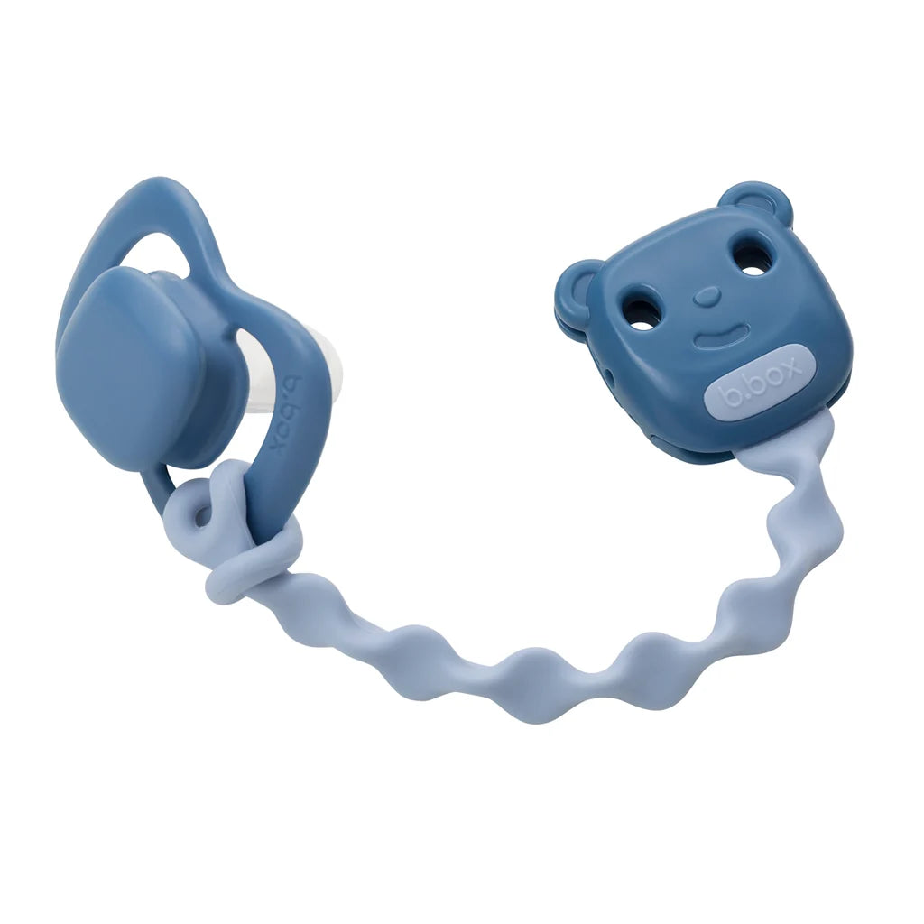 Soother Clip - sage + ocean