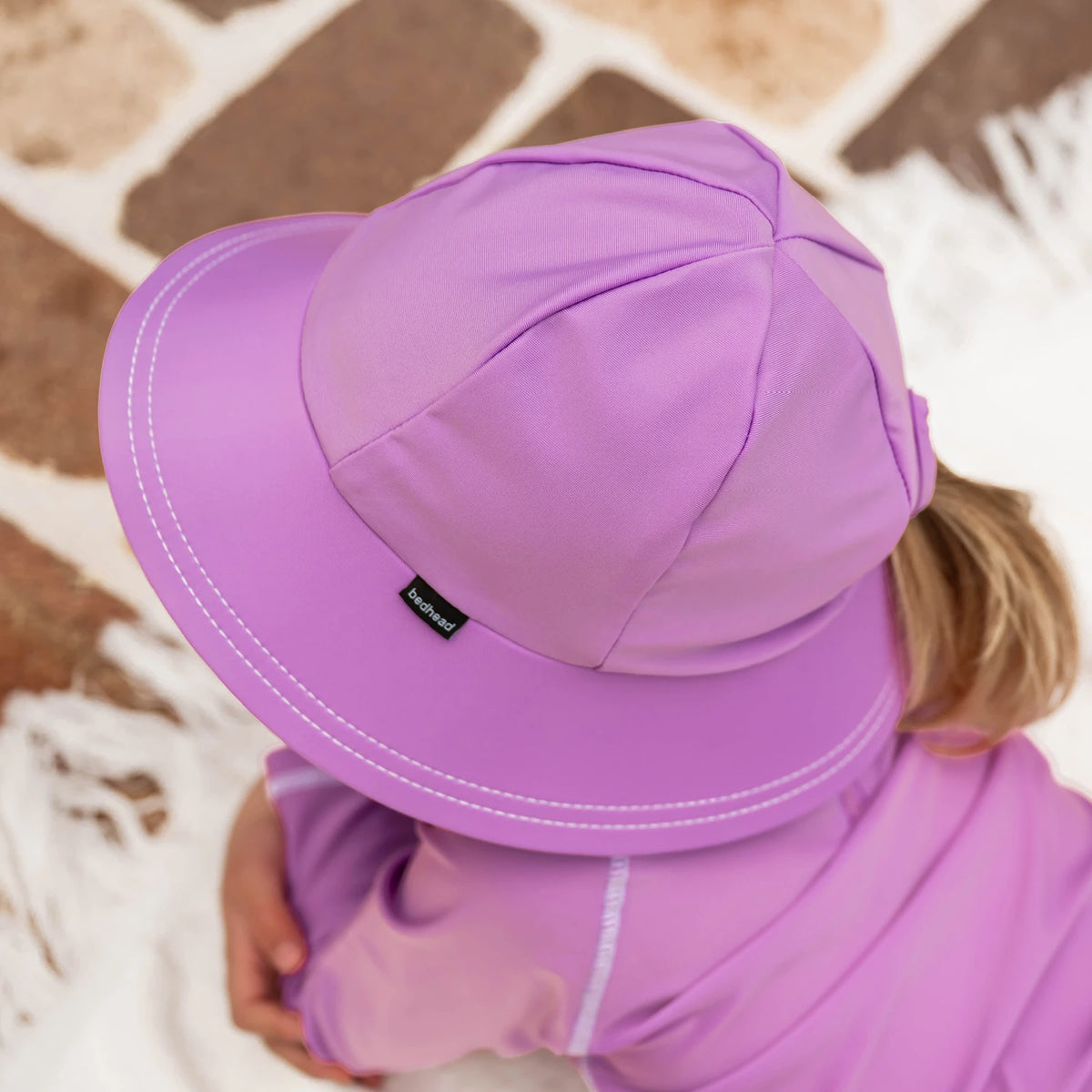 Bedhead | Ponytail Swim Bucket Beach Hat - Bubblgum