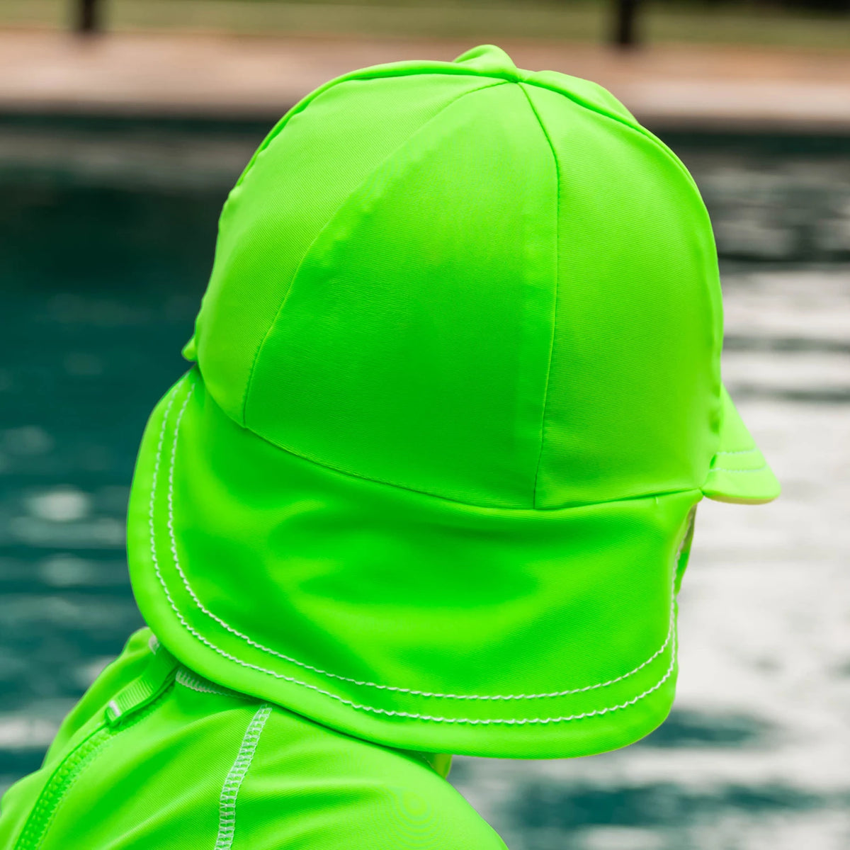 Bedhead | Swim Legionnaire Flap Beach Hat - Zest