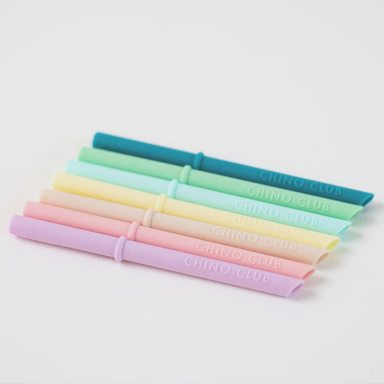 Single Silicone Straw - Pick your Colour