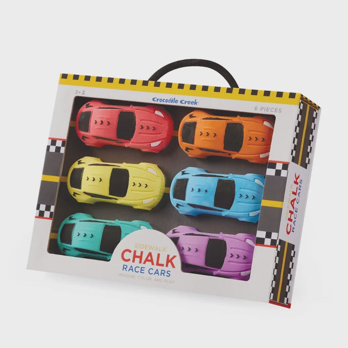 Crocodile Creek | Sidewalk Chalk | Race Cars
