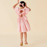 Designer Kidz | Grace Tie Back Dress - Pink (Pale)