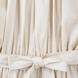 Designer Kidz | Lydia Tiered Cut-Out Dress - Stone