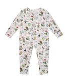'Mini Magic Gingham' Timeless Coverall - Tapioca