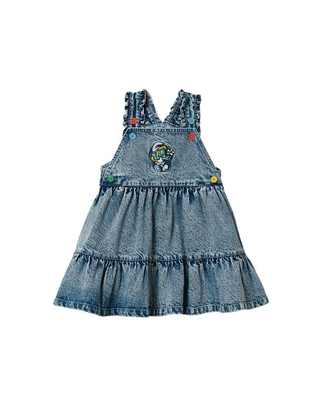 The Smurfette Pinafore Denim Dress