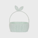 TEAL OVAL BUNNY BASKET