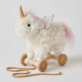 Unicorn Plush Pull Along