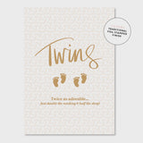 Greeting Card - Twins