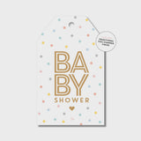 Gift Tag - Baby Shower - Confetti