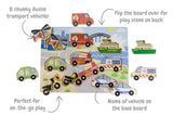 WOODEN CHUNKY AUSSIE TRANSPORT VEHICLE PUZZLE