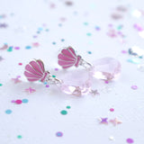 Mermaid: Ocean Treasure Earrings - Pink