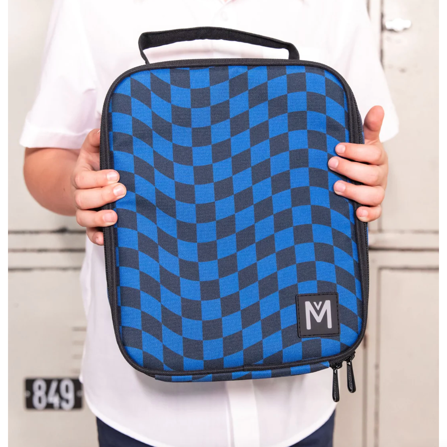 Large Insulated Lunch Bag - Retro Check
