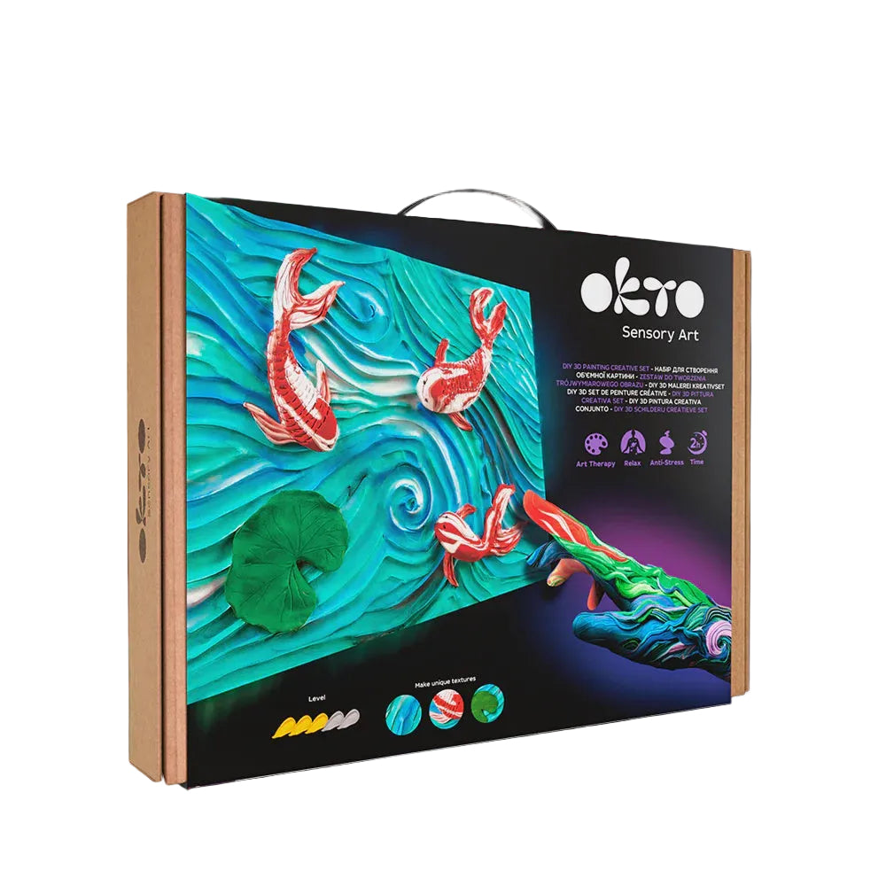 Sensory Art Creative Set Koi Carps 30 cm x 40 cm