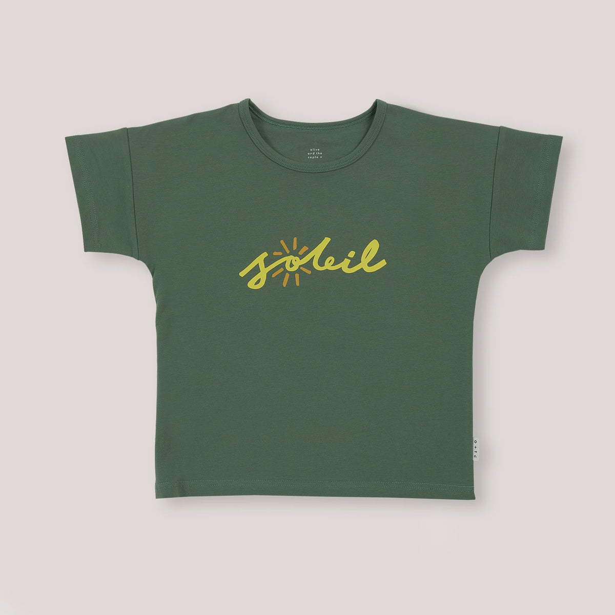 Soleil Relaxed Fit Tee - Sage
