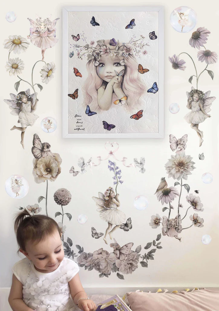 Fairy Wall Decals - Flutterby Decal