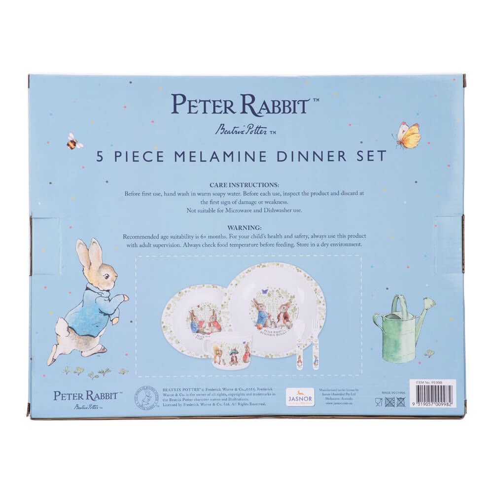 CLASSIC PETER RABBIT 5PC DINNER SET