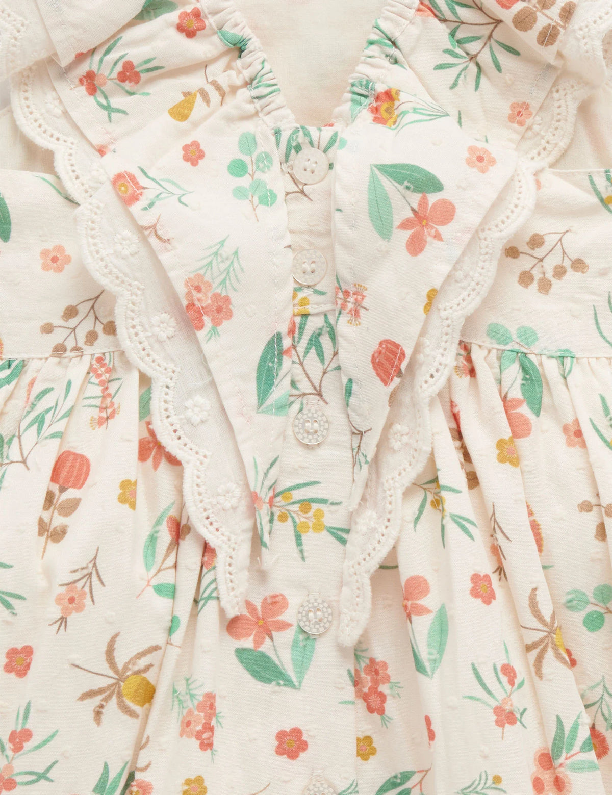 Christmas Angel Dress - Australian Blooms Print