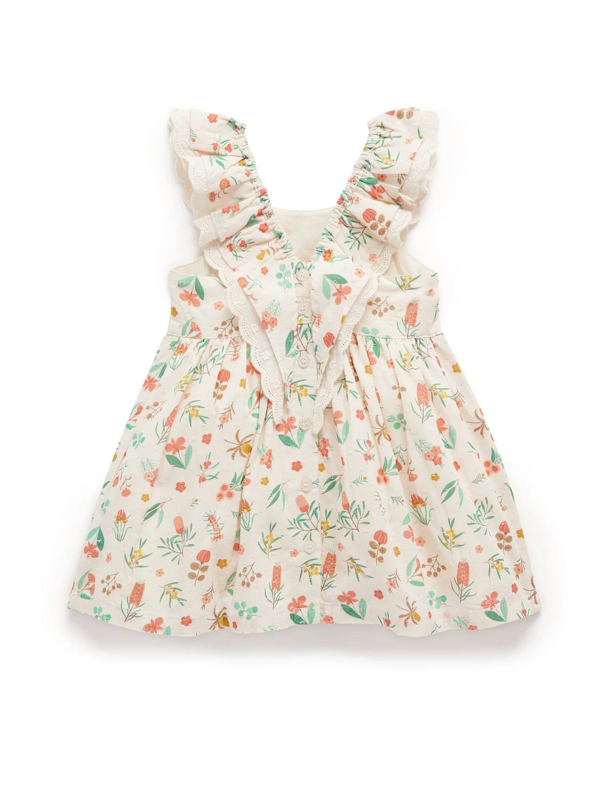 Christmas Angel Dress - Australian Blooms Print