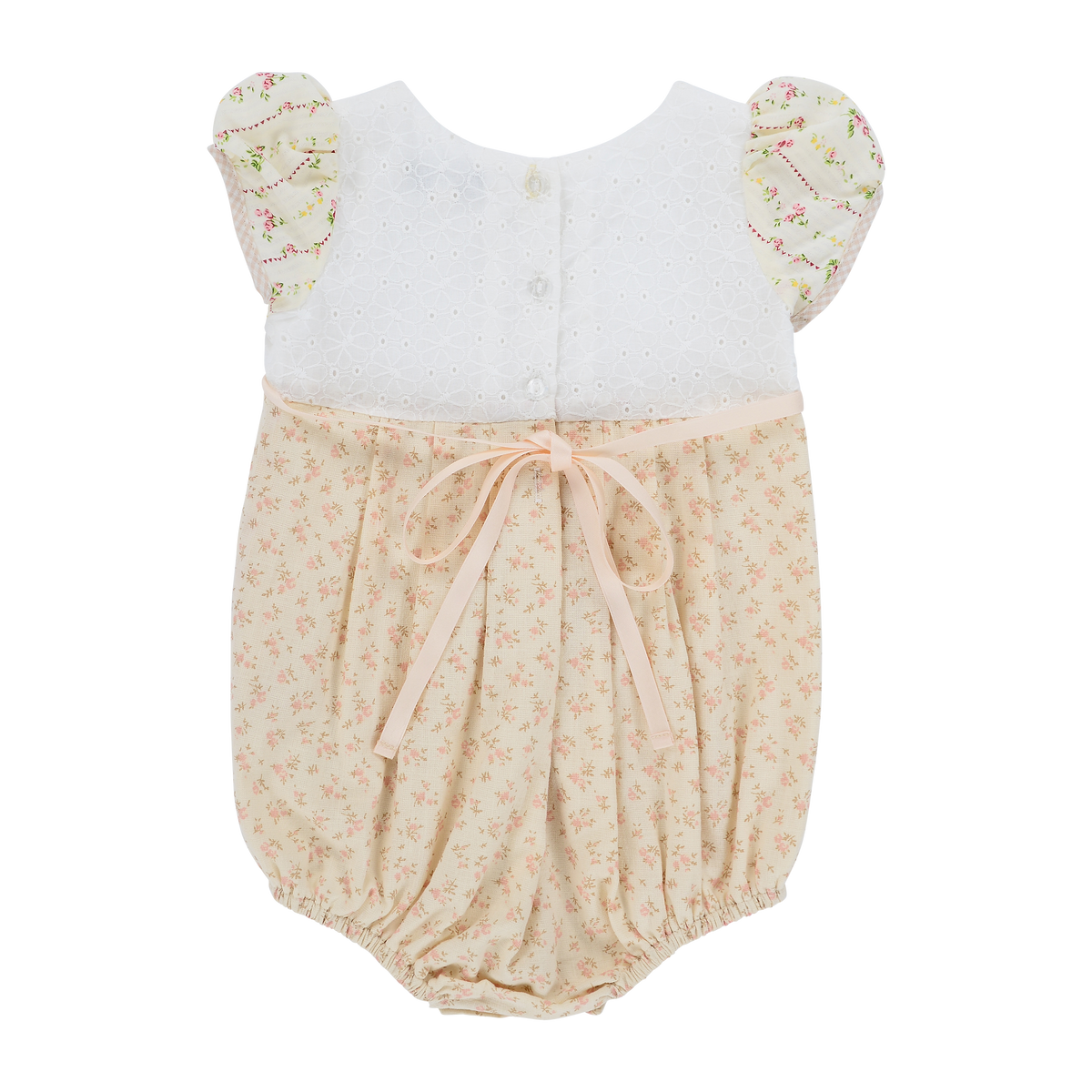 Dusty Rose Lace Top Playsuit