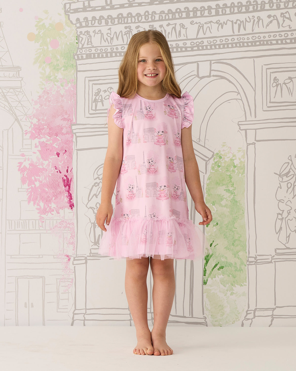 Claris The Mouse Nightie - Blush