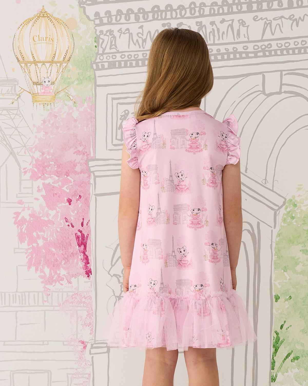 Claris The Mouse Nightie - Blush