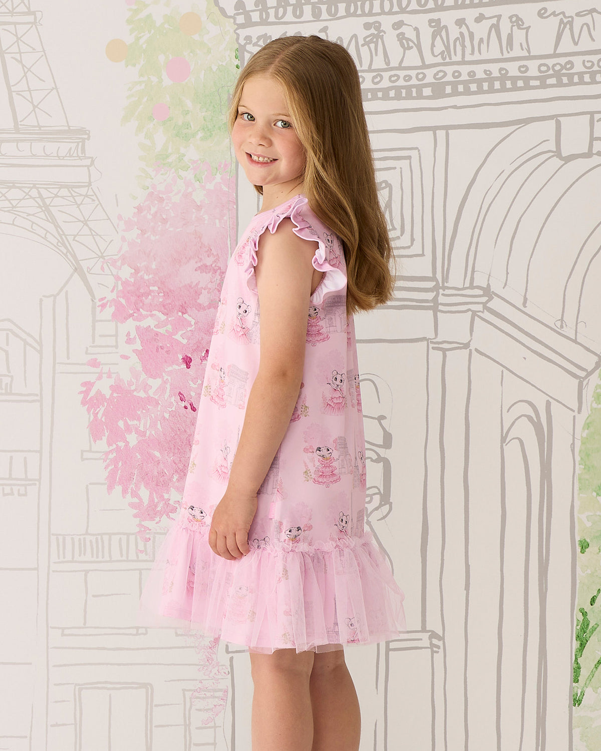 Claris The Mouse Nightie - Blush