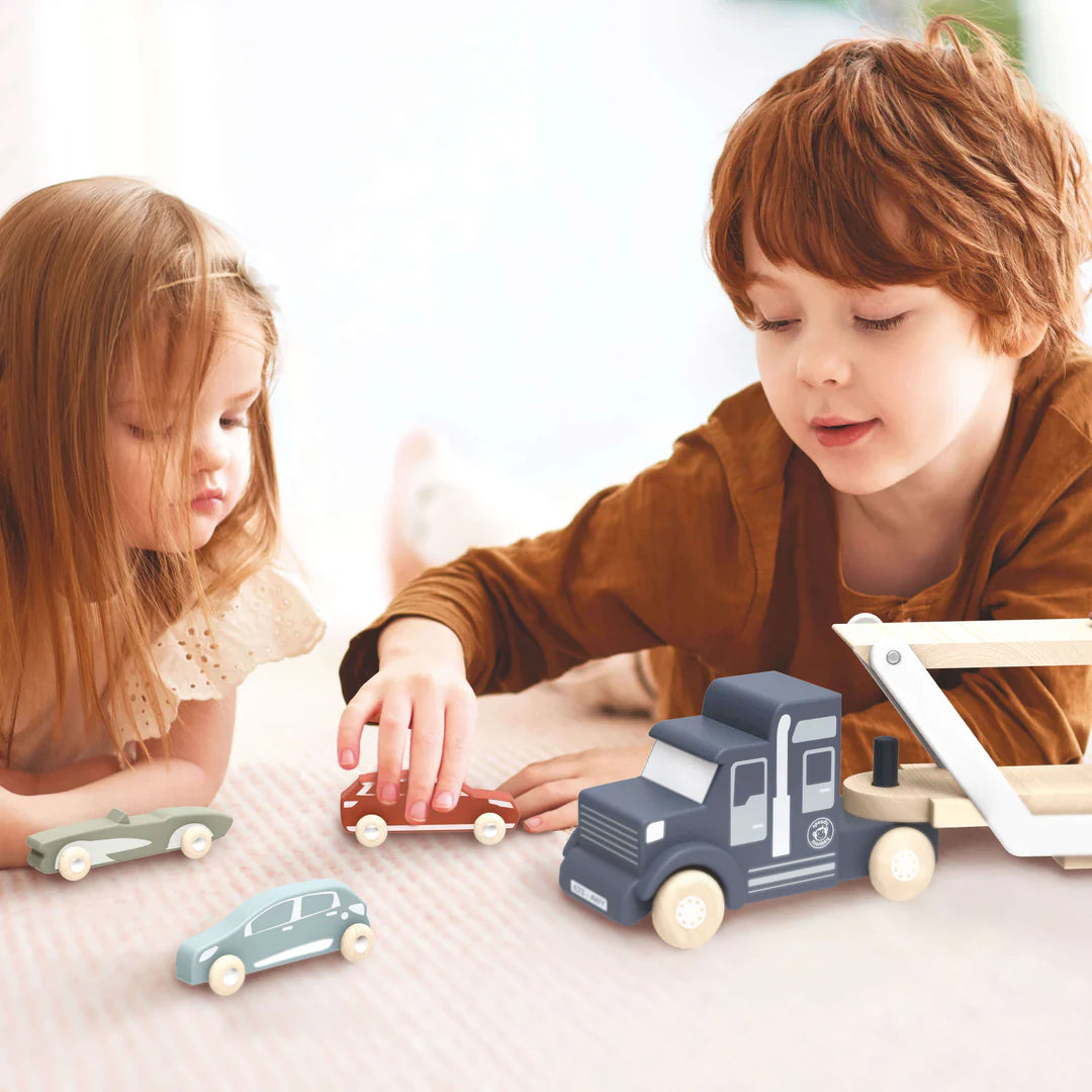 Speedy Monkey | Car Transporter (incl. 4 vehicles)