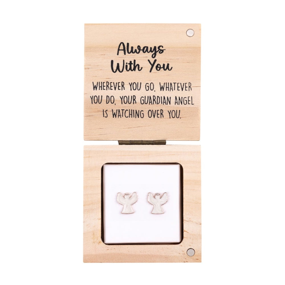 Heart & Soul Guardian Angel Earrings