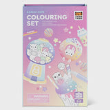 Pastel Colouring Set - Kawaii Cafe