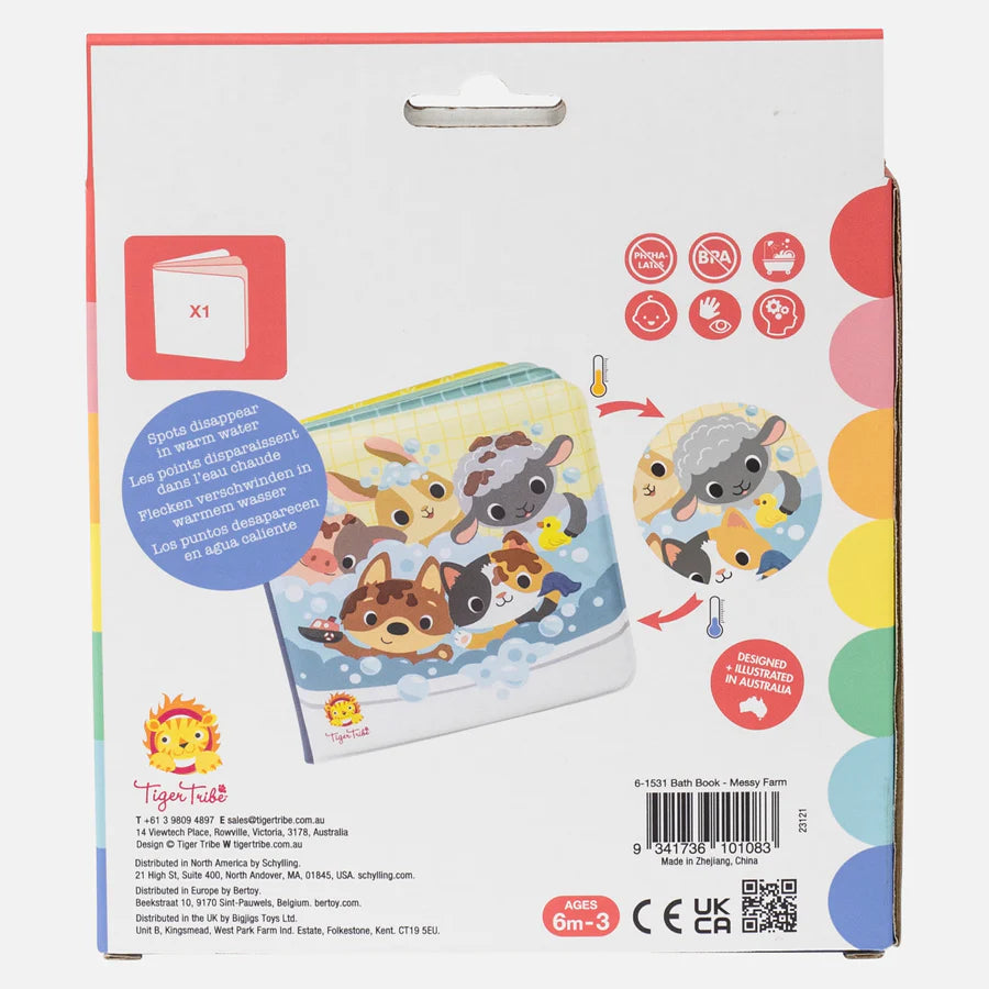 Tiger Tribe | Magic Bath Book - Messy Farm