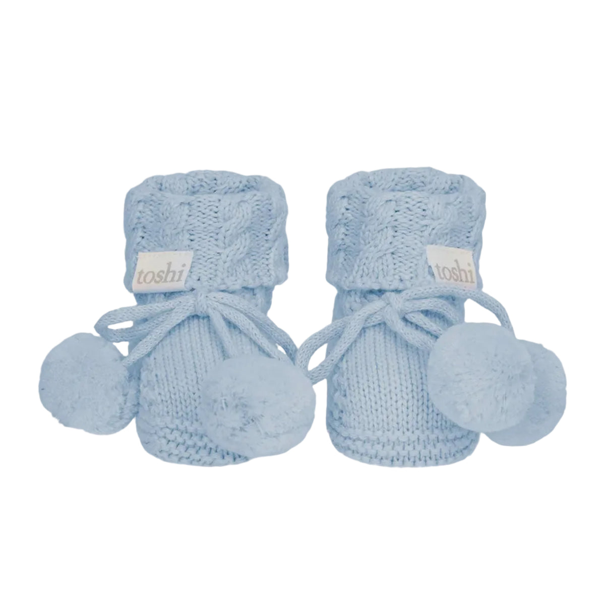 toshi | Organic Booties Yummy / Bluebell