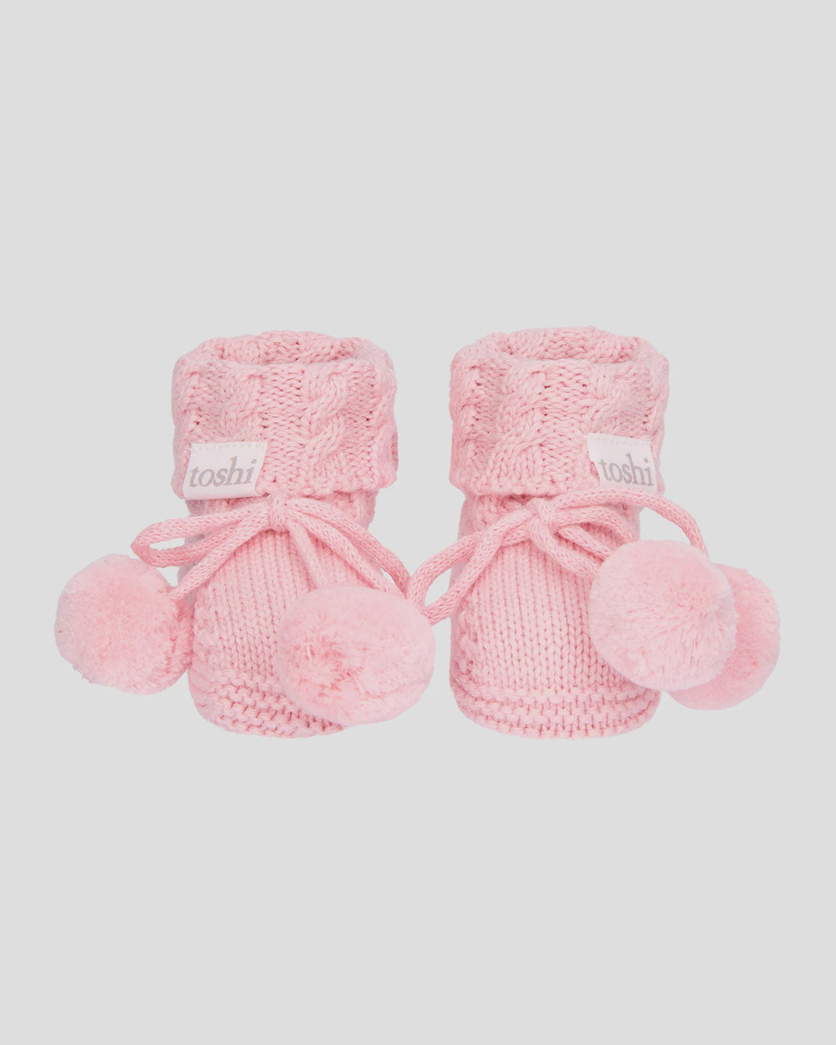 toshi | Organic Booties Yummy / Misty Rose