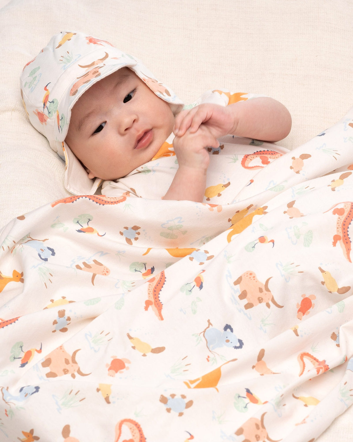 toshi | Onesie S/S Banjo / Kakadu Dawn