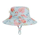 Swim Sunhat - Twinkle Aqua Garden