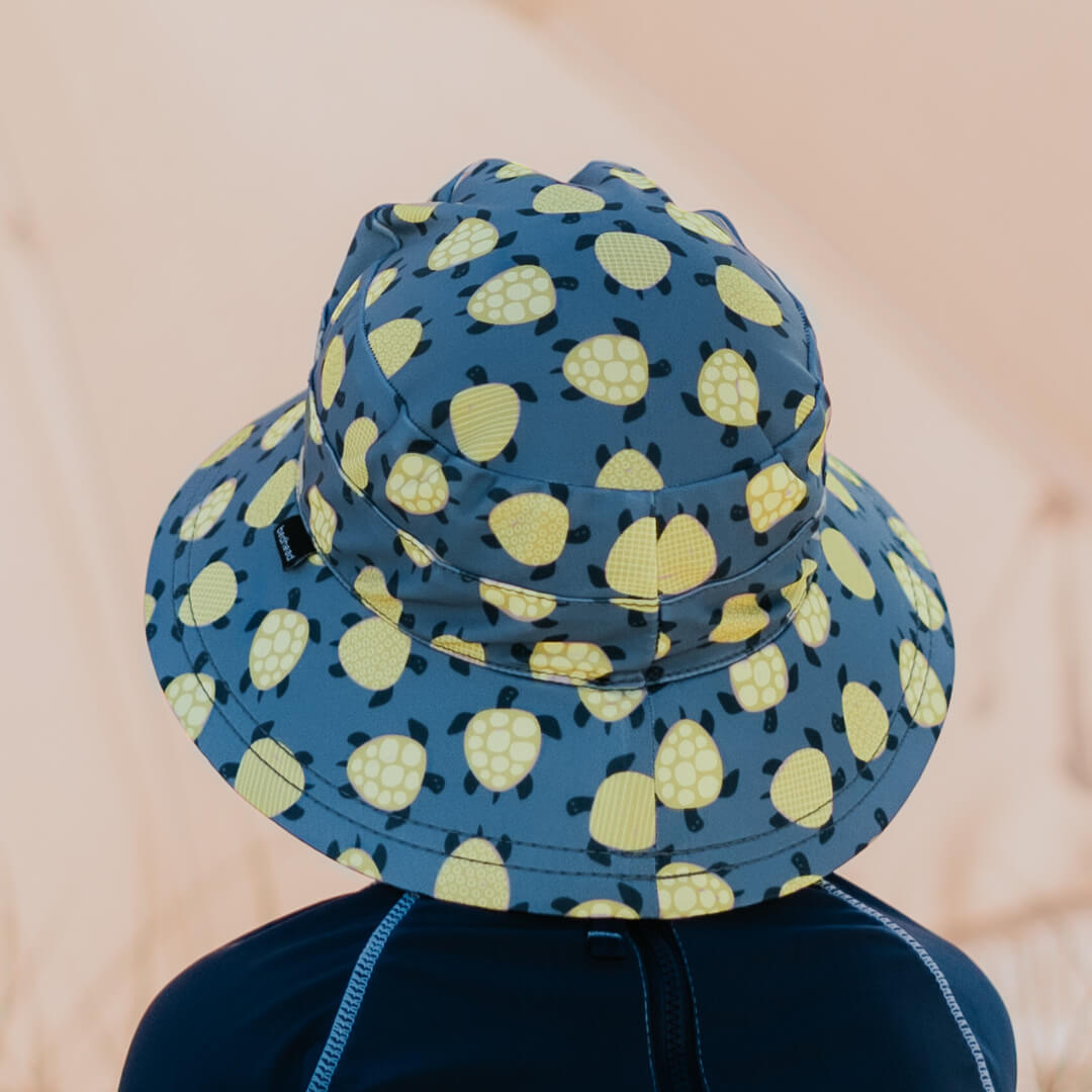 Bedhead | Kids Classic Swim Bucket Beach Hat - Turtle