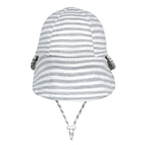 Bedhead | Legionnaire Flap Sun Hat - Grey Stripe