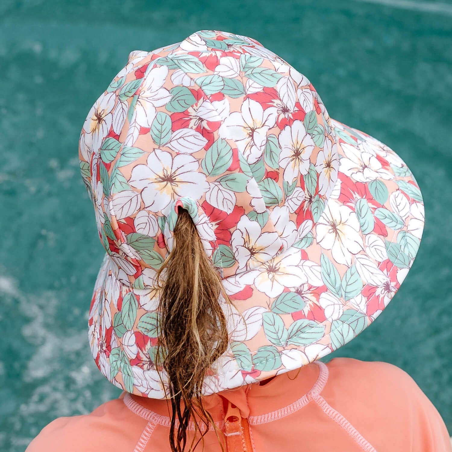 Bedhead | Ponytail Swim Bucket Beach Hat - Hibiscus