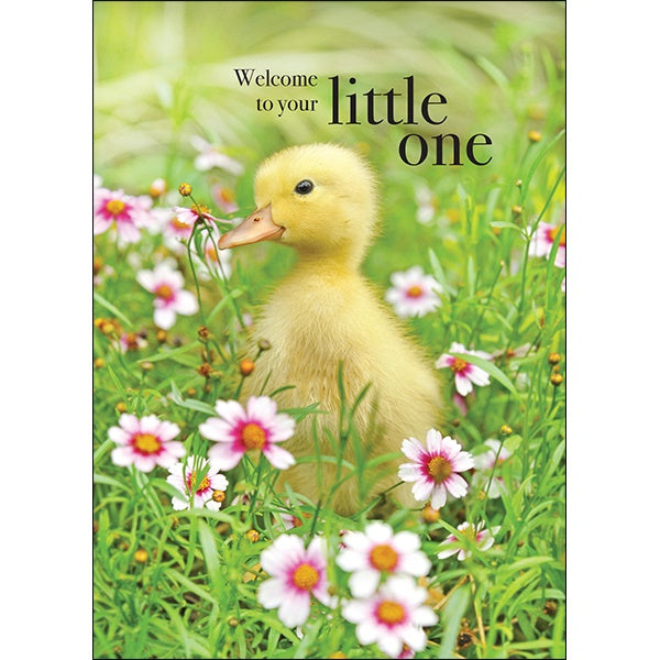 Affirmations | Duckling Baby Card - Welcome to your little one