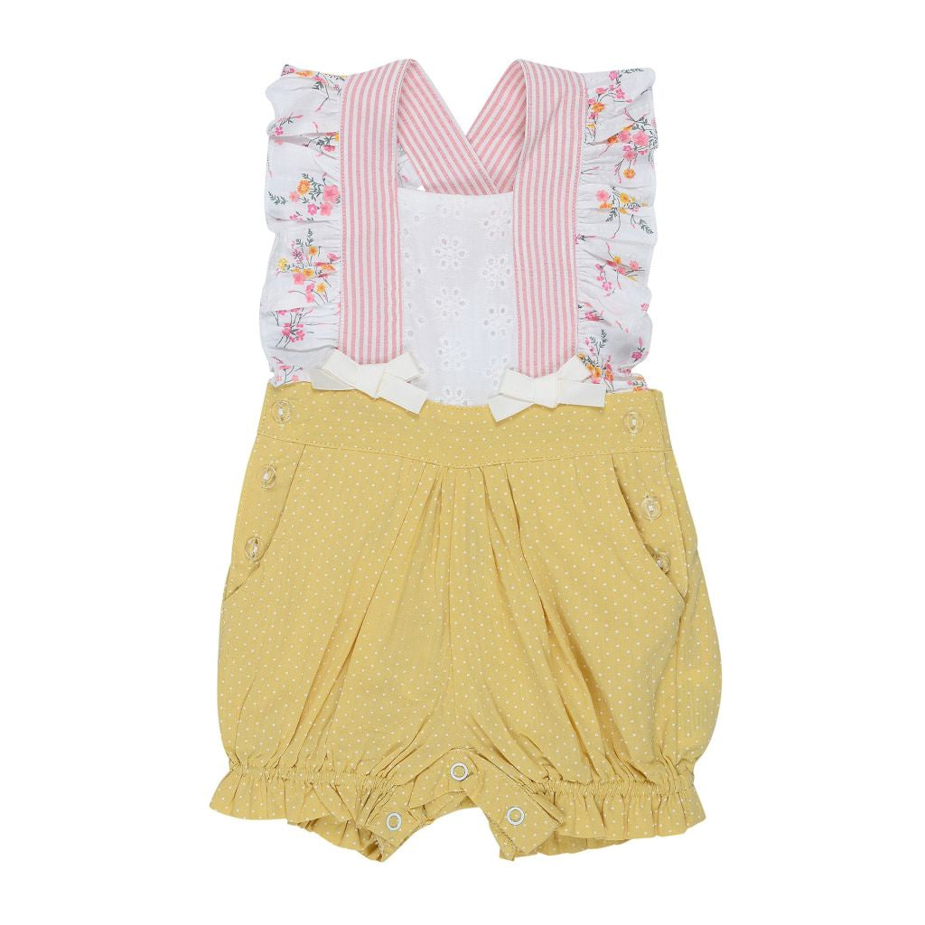 Summer Fresh - Frilly Sleeve Overalls