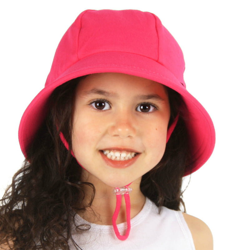 Bedhead - Girls Ponytail Bucket Hat - Bright Pink