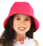 Bedhead - Girls Ponytail Bucket Hat - Bright Pink