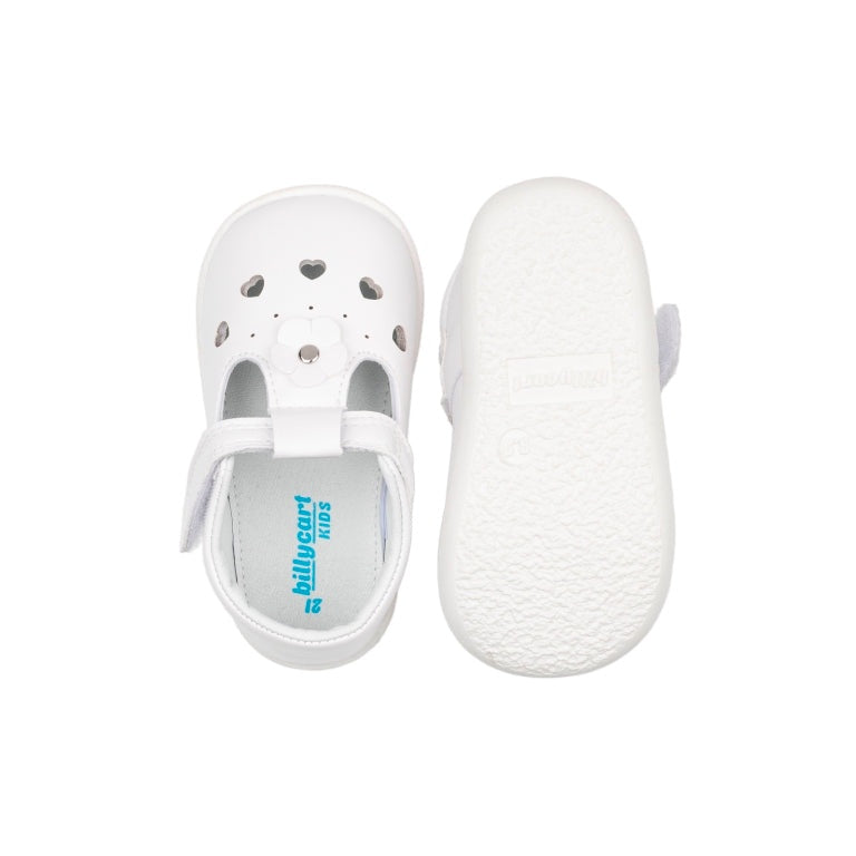 Lily Sandals - White - Baby Girl T-bars