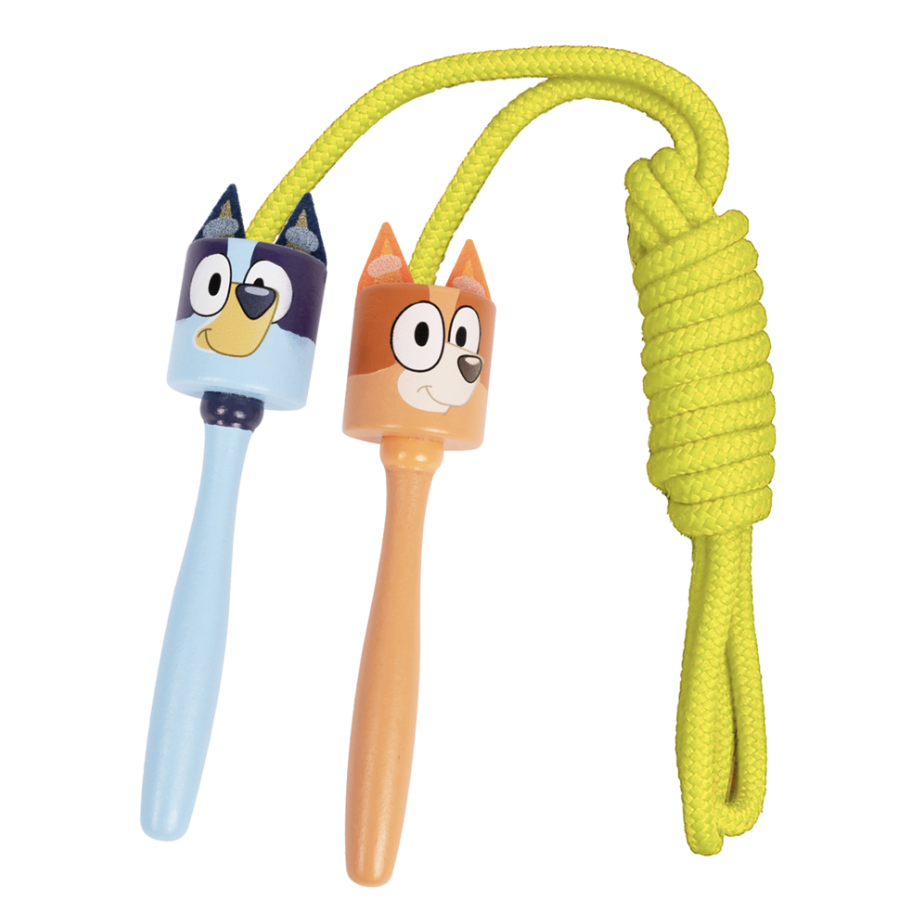 Wooden Skipping Rope - Bluey & Bingo