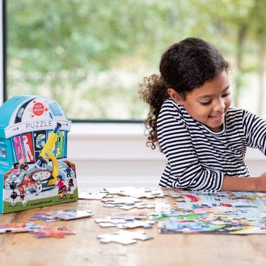 Crocodile Creek | Day at the Museum Puzzle 48 pc- Science