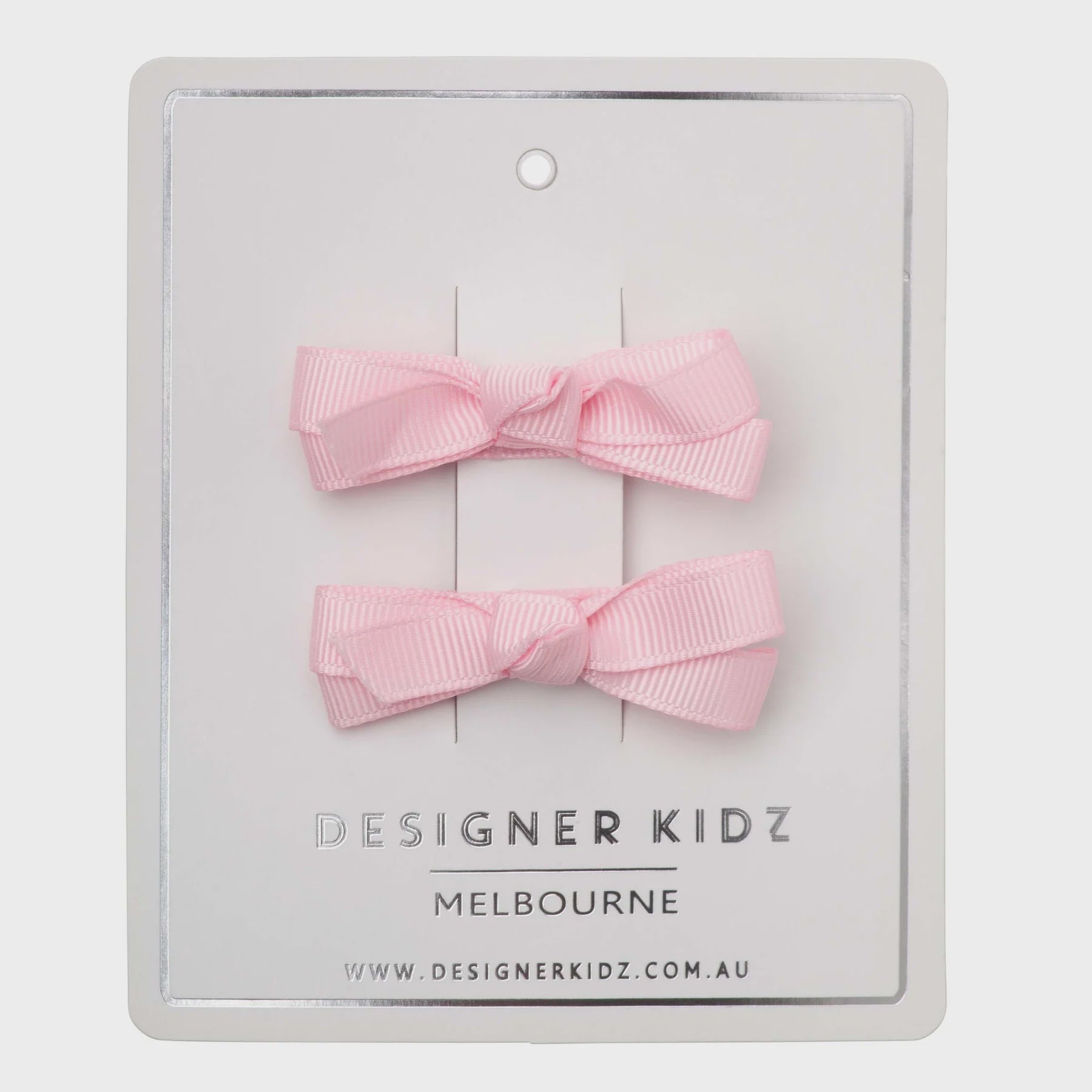 Designer Kidz | Mini Pigtails Hair Clips - Pink - One Size