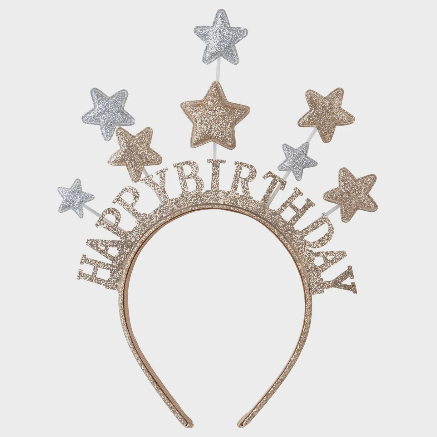 Designer Kidz - Birthday Star Headband - Gold